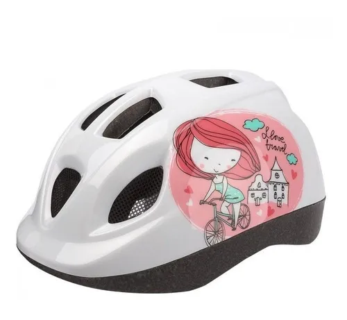 CASCO NIÑA CON LUZ XS(48-52)