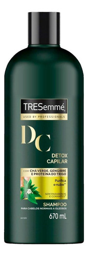 Shampoo Tresemmé Detox Capilar Com Chá Verde 670ml