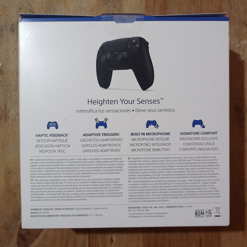 Control Ps5 Dualsense Midnight Black Nuevo Sellado Negro (Usado)