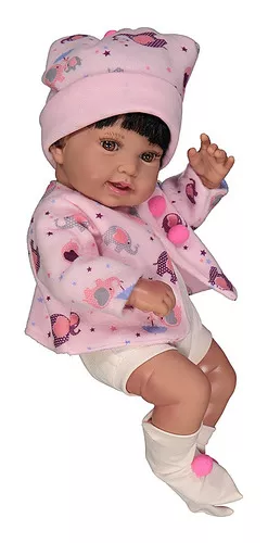 Boneca Anny Doll Baby Reborn Menina Cotiplás - Fátima Criança