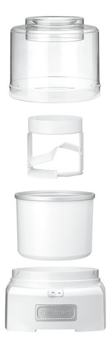 Máquina De Helado Cuisinart Ice21p1e Automática 1.5 L Blanca Frecuencia 60
