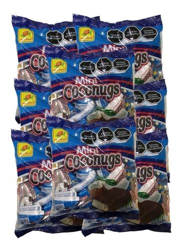 Mini Coconugs Dulce De Coco Chocolate 72 Pz 15 G C/u E