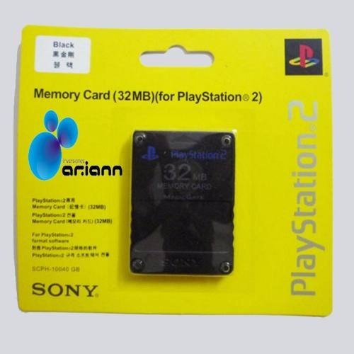 Memory Card Tarjeta Memoria Playstation 2 Y Ps2 Slim 32mb