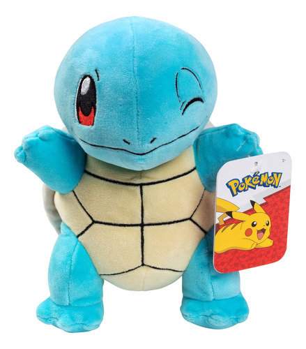 Peluche Pokémon Squirtle De 20 Cm, Con Licencia Oficial