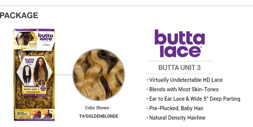 Peluca Sensationnel Synthetic Hd Con Encaje Frontal Unit 3