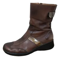 Comprar Botas Cortas Cuero Marron Cavatini Talle 40 Leer