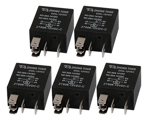 5 Piezas 5 Polos Spdt Amp Dc 12v De Para Alarmas De De