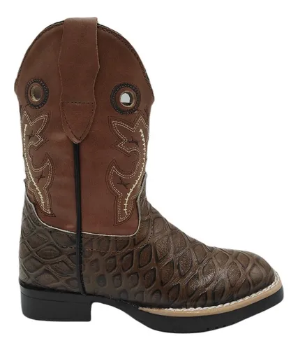 Bota Vaquera Para Ni o Richard West Dv207 Cafe 15.0 22.0