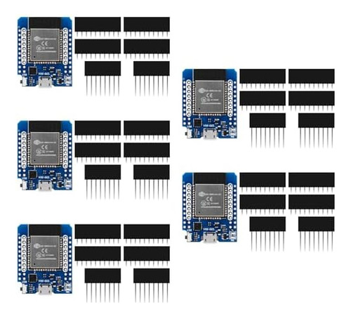 5 Piezas D1 Mini Esp32 Esp-wroom-32 Wlan Wifi Bluetooth Iot