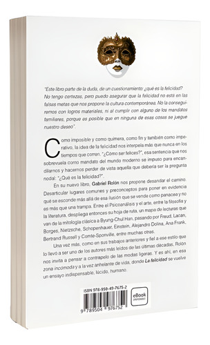 Libro La Felicidad - Gabriel Rolón - Planeta