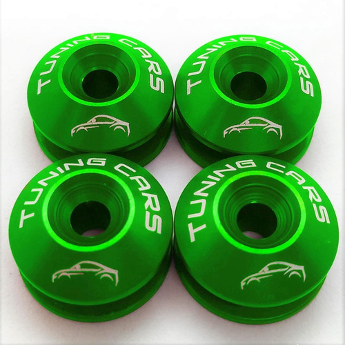 Anilha Trava Para-choque Quick Release Rebaixado Kit 4 Pçs