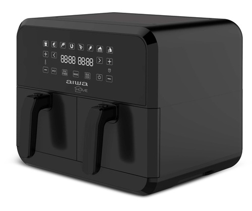 Freidora De Aire 8 Lts Con Dos Canastos Aiwa Aw-haft8001