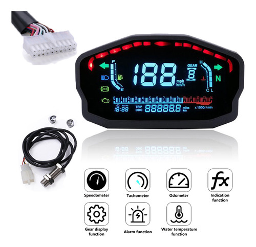 Panel De Instrumentos Digital Universal Para Motocicletas