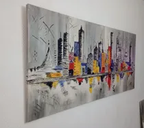 Comprar Cuadro Decorativo Pintado A Mano Texturado Moderno Abstracto