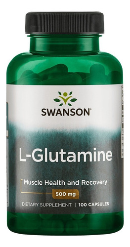 L-glutamine Aminoácido 500mg/ 100cap Swanson
