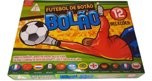 Jogo de Futebol de Botão - Bolão - 12 Times - Gulliver