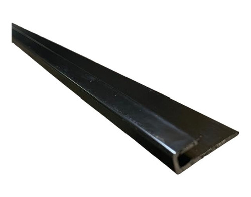 Perfil J  -  Aluminio Color Negro - Largo X 3 Metros