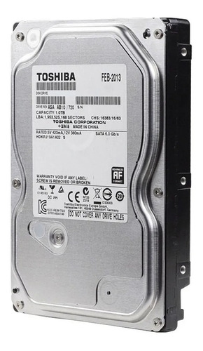 Toshiba Disco Duro 1tb Sata3 5400 Rpm 64mb V300