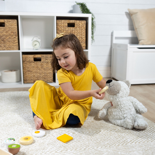 Melissa & Doug, Set De Juego De Caja De Pícnic De Desayuno De Madera Para Niños Y Niñas A Partir De 2 Años
