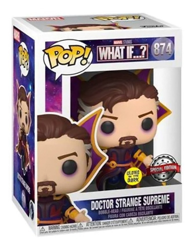 Imagem 4 de 6 de Funko Pop Doutor Estranho 874 What If Edição Especial Marvel