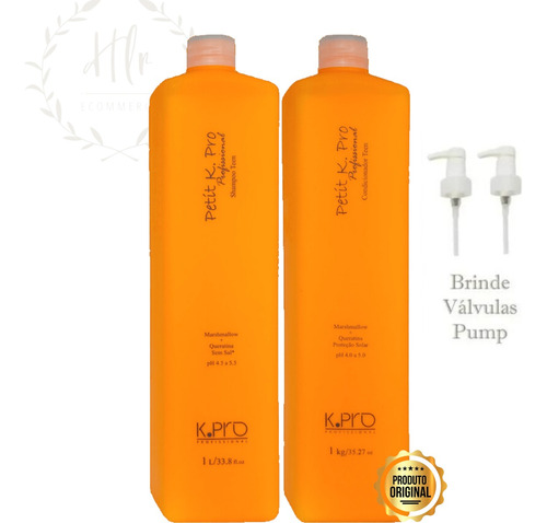 Kpro - Kit Petit Shampoo 1l + Condicionador 1kg Profissional