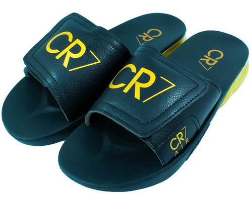 Imagen 4 de 4 de Sandalias Casual Cr7 Negro Cr708nd Moletto