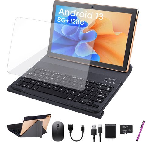 Tablet Android 13 10.1 Inch 6+128gb 8 Núcleos Wifi+bluetooth