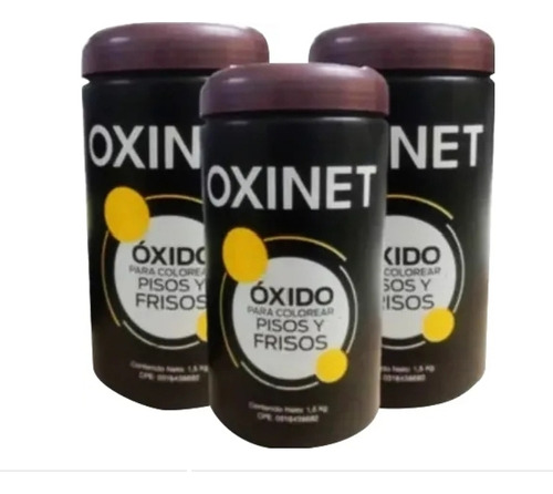 Oxido Para Pisos Y Frisos Marron 1.5 Kg Oxinet