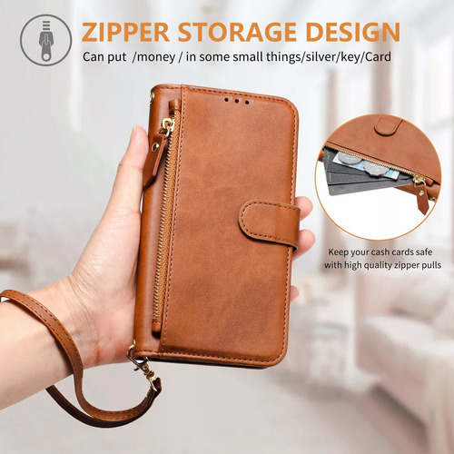 Funda Protectora De Cuero Tipo Cartera Para Infinix Smart 9 8pro