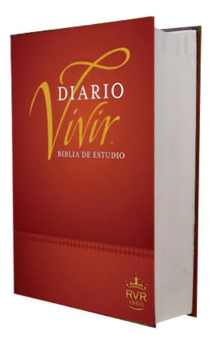 Biblia De Estudio Diario Vivir R.v. 1960 Tapa Dura