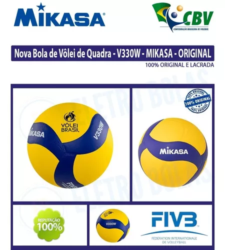 Bola De Volei De Quadra Mikasa V330w Fivb Cbv Original