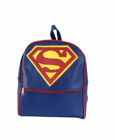 Mochila Superman Urbana Escolar Juvenil Super Héroe 