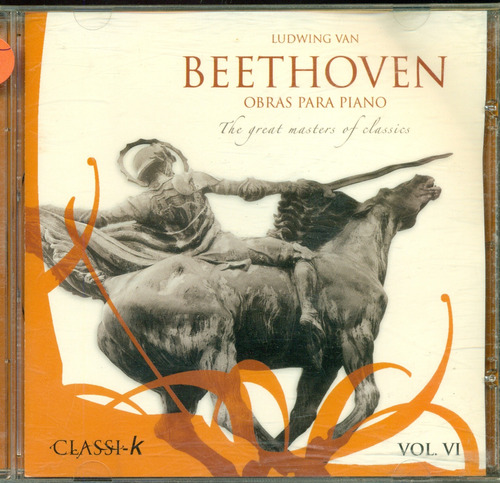 Cd. Beethoven / Obras Para Piano  / The Great Masters Of Cla
