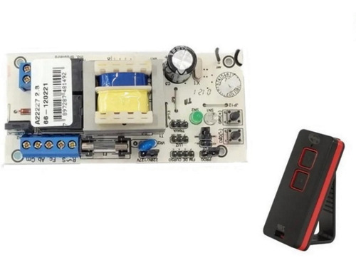 Imagen 1 de 5 de Placa Central Ppa Pop Motor Portón + 1 Control Envio Incluid