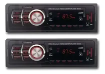 Comprar Kit 2 Rádio Carro Usb Aux Som Automotivo Cartão Sd Rádio Fm 