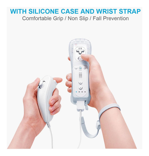 Mote Nunchuk Control Joystick 2 En 1 Mando Para Wii / Wii U