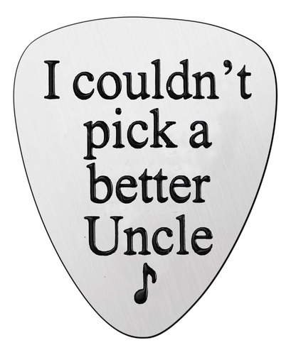 Uncle Gifts - Púas De Guitarra Con Texto En Inglés  I Couldn
