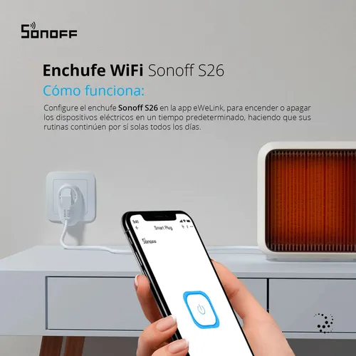 Enchufe Sonoff S26 Wifi Smart Plug