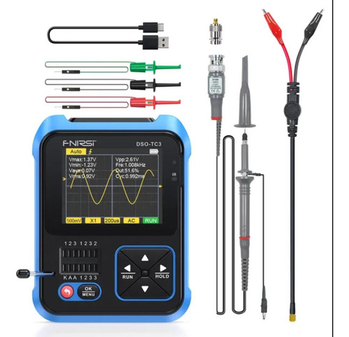 Osciloscopio Probador Y Generador Fnirsi Dso-tc3 , 3 En 1