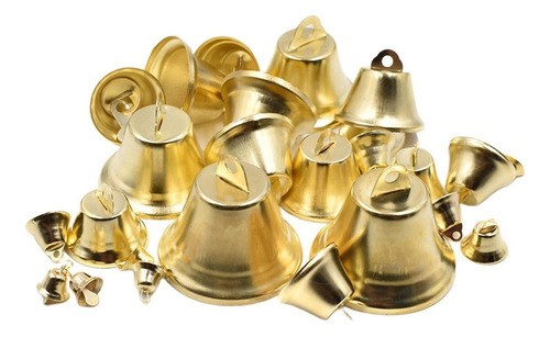 100 Pieces Metal Bells For Christmas Decoration Jewelry 2024
