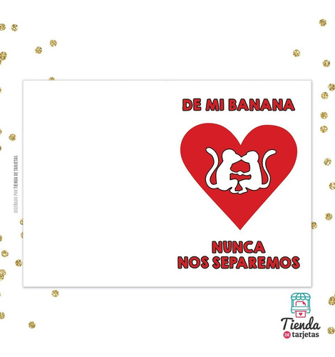 Imagen 6 de 6 de Tarjeta Impresa Eres La Cáscara De Mi Banana Simpsons Sobre