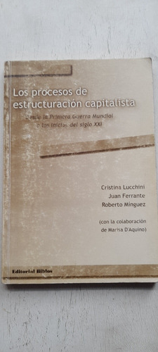 Los Procesos De Estructuración Capitalista - Biblos (usado)