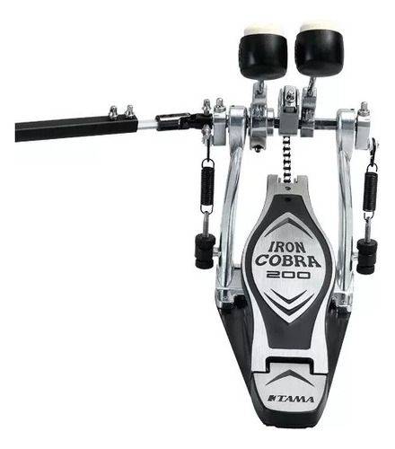 Pedal Bumbo Duplo De Bateria Tama Hp 200 Ptw-iron Cobra 200