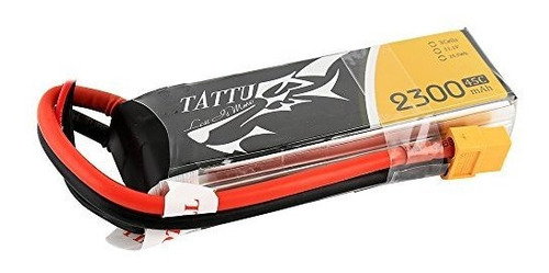 Batería De Lipo Tattu 2300mah 11.1v 45c 3s Con Enchufe Xt60