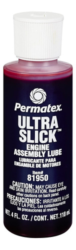 Permatex 81950 Lube De Ensamblaje De Motor Ultra Slick, 4 Oz