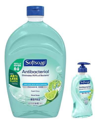 Softsoap Repuesto De Jabon Liquido Para Manos, Antibacterian