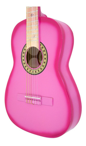 Guitarra Tercerola 3/4 Tc1-rosa Acústica Clásica Rosa 