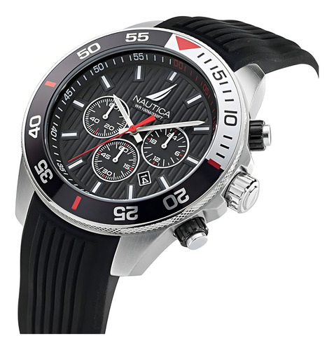 Reloj Para Hombre Nautica One Napnos301 Negro