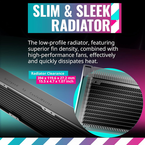 Coolermaster Masterliquid Pl360 Flux Close-loop Aio Cpu L...