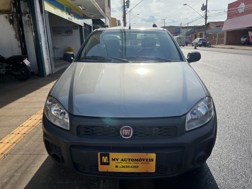Imagem 5 de 12 de Fiat Strada Working 1.4 Cinza 2014